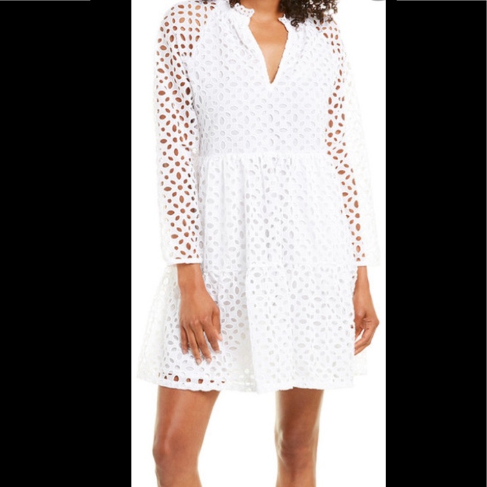 J crew eyelet dress XS